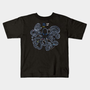 packman in the octopus Kids T-Shirt